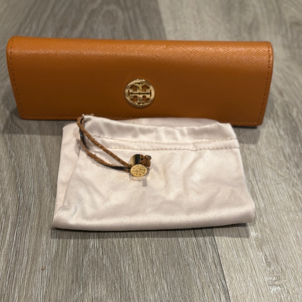 Tory Burch Orange eyeglass Leather Accessory